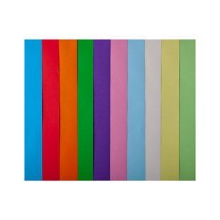Набір кольорового паперу BUROMAX PASTEL+INTENSIVE, 10 кольорів, 20 аркушів, А4, 80 г/м&sup2;