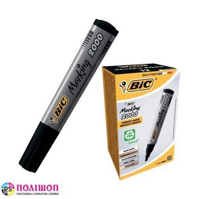 Маркер BIC Ecolutions Marking 2000 перманентний чорний