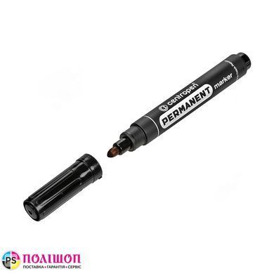 Маркер перманентний CENTROPEN 8566 чорний 2,5мм