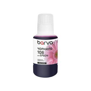 Чернила BARVA для Epson 108 Light MAGENTA 140 мл, OneKey, водорастворимые, светло-пурпурные