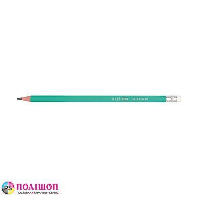 Карандаш чернографитный ECONOMIX ECO SOFT HB с резиной