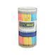 100 графитовых карандашей BUROMAX PASTEL, НВ, с ластиком, корпус ассорти