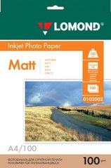 Фотопапір 100 г/м2 формат А4 100 аркушів матовий Lomond