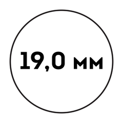 Металева пружина 19,0 мм БІЛА, А4 (40 шт)