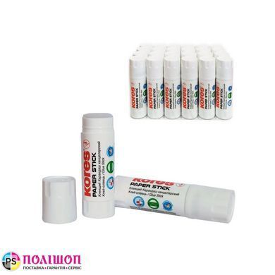 Клей-олівець Kores Paper Stick, PVP основа, 15 г