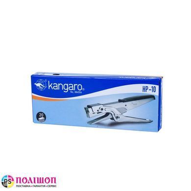 Степлер-плаєр Kangaro HP-10, 20 аркушів, відступ 45мм