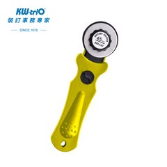 Ручной роликовый нож KW-Trio 03803, диаметр 45 мм, желтый