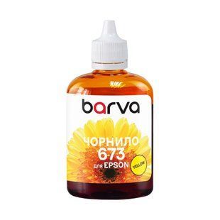 Чернила для Epson 673Y специальное 100 мл, водорастворимые, желтые Barva