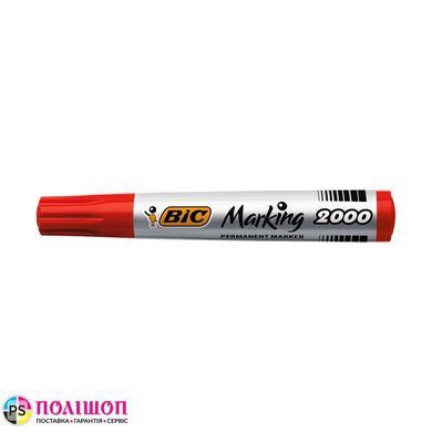 Маркер BIC Ecolutions Marking 2000 перманентний червоний