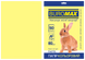 Папір кольоровий BUROMAX PASTEL, жовтий, 50 аркушів, А4, 80 г/м&sup2;