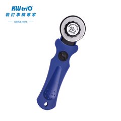 Ручний роліковий ніж KW-Trio 03803, діаметр 45 мм, синій