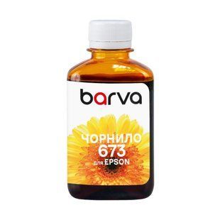 Чернила для Epson 673Y специальное 180 мл, водорастворимые, желтые Barva