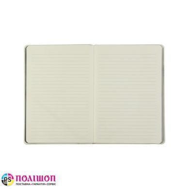 Блокнот діловий BUROMAX TOUCH ME А5, 96 аркушів, лінія, бірюзовий, м'яка обкладинка зі штучної шкіри (BM.295202-35)