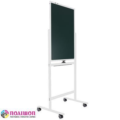 Флипчарт мобильный двусторонний магнитно-маркерный/мел 60x90см Deli