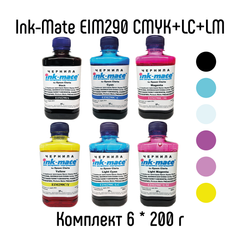Комплект чорнил 6*200 мл CMYK+LC+LM для Epson CLARIA Ink-mate EIM290C