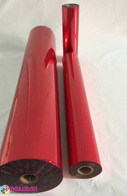 Красная фольга для ламинатора. GMP. 320мм 100м