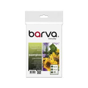 Фотопапір 260 г/м2 формат 10x15 20 аркушів суперглянцевий Everyday Barva