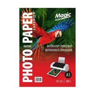 Фотобумага 300 г/м2 формат А3 20 листов глянцевая Magic