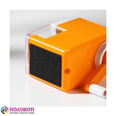 Точилка для олівців механічна роторна DELI E0616 жовта