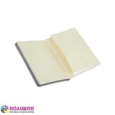 Блокнот діловий BUROMAX TOUCH ME А5, 96 аркушів, лінія, чорний, м'яка обкладинка зі штучної шкіри (BM.295202-01)