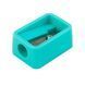 Точилка для олівців DELI E0594 з контейнером, 1 отвір, бірюзова