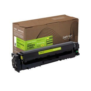 Картридж сумісний Canon 054H Green Label, жовтий Patron (PN-054HYGL)