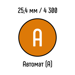 Металева пружина 25,4 мм 4 300 кілець ПОМАРАНЧЕВА автомат - клас А