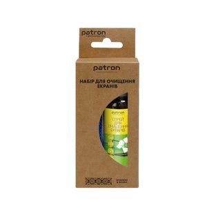 Набір для очищення екранів Patron F3-017 2в1 (спрей 100мл + серветка)