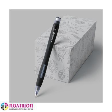Олівець механічний uni SHALAKU S 0.5мм, HB, чорний корпус