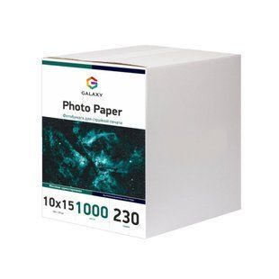 Фотобумага 230 г/м2 формат 10х15 1000 листов матовая Galaxy