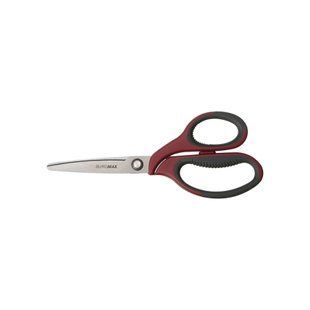 Офисные ножницы BUROMAX BM.4539-13, 180 мм, MORANDI STYLE, бордовые
