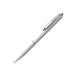 Ручка шариковая автоматическая Schneider К15 PASTEL синяя (корпус белый)