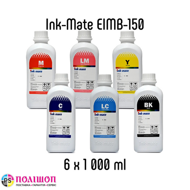 Комплект 6 чорнил Ink-Mate EIMB-150 CMYK+LC+LM по 1л