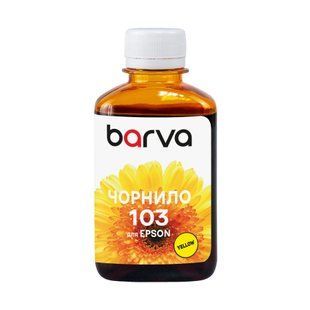 Чернила для Epson 103Y специальное 180 мл, водорастворимые, желтые Barva